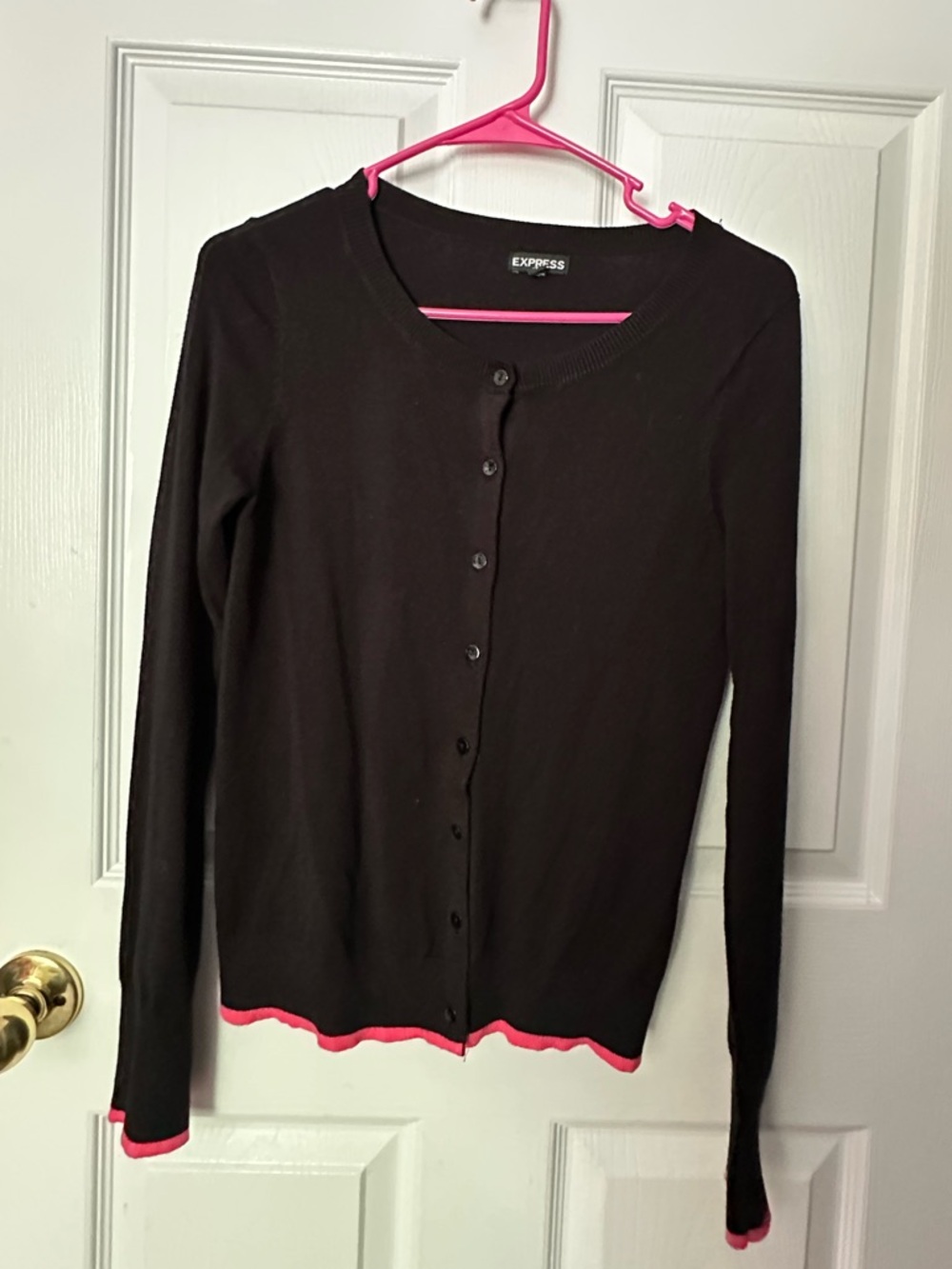 Express | Black Knit Cardigan